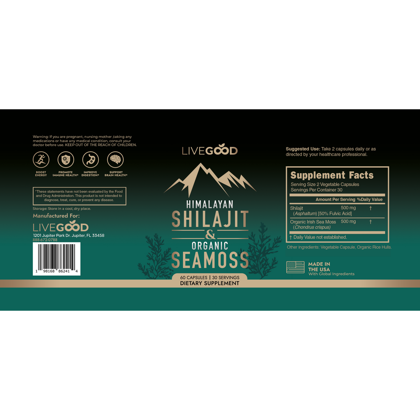 Himalayan Shilajit & Organic Sea Moss