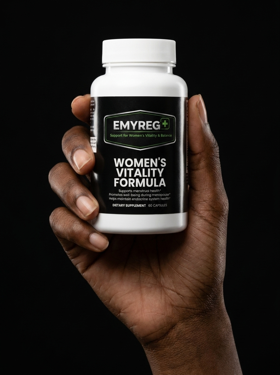 Women's Vitality Formula held in hand